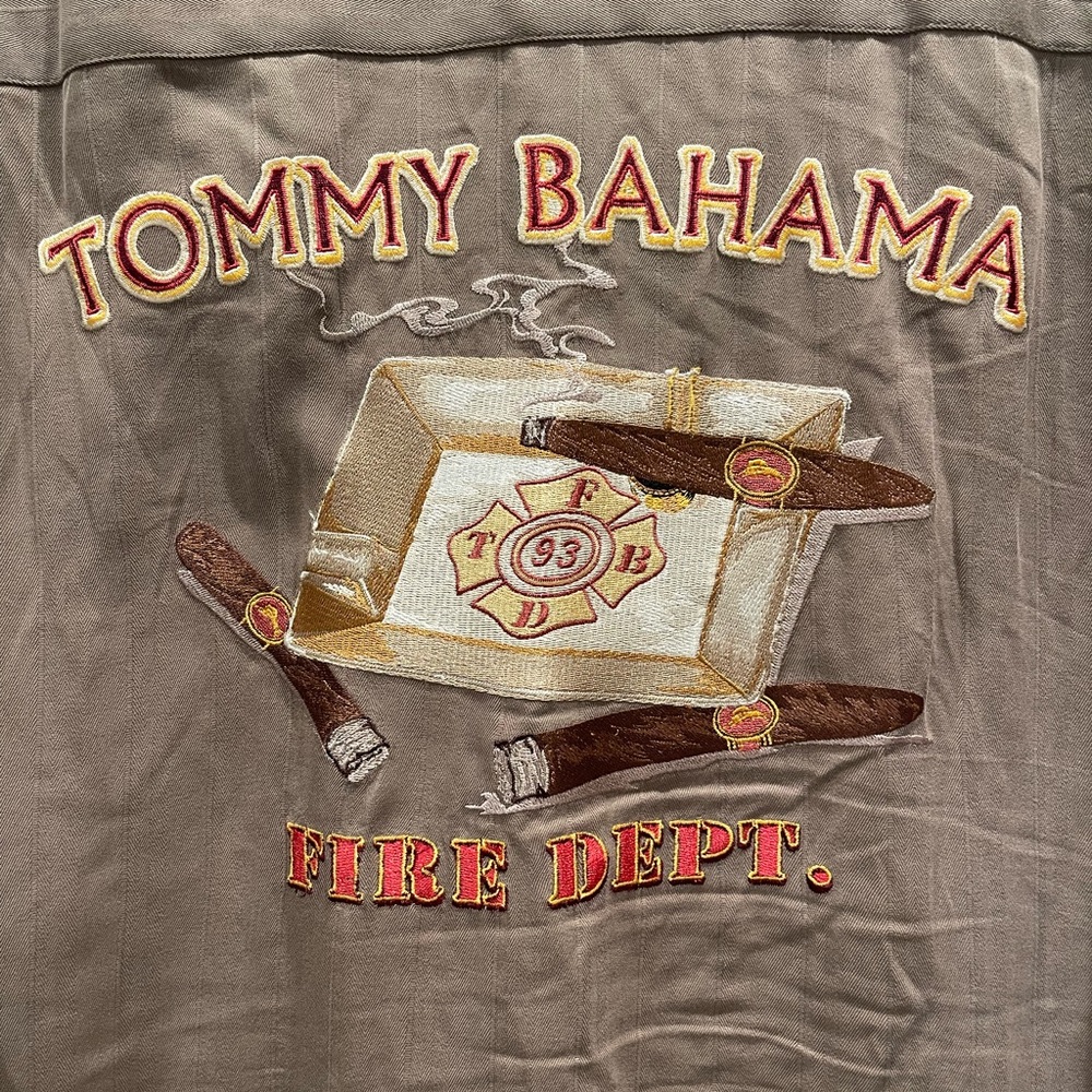 Tommy Bahama fire dept shirt